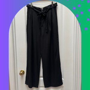 Sunday Best Tie Waist Pants in Black Size 10